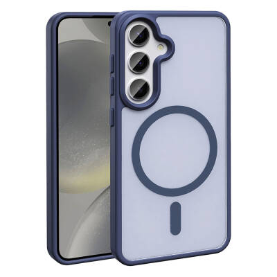 Galaxy S24 Plus Kılıf M-safe Şarj Özellikli Mat Arka Yüzey Zore Sio Kapak - Zore