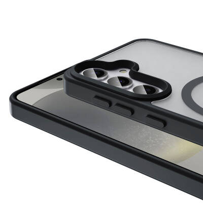 Galaxy S24 Plus Kılıf M-safe Şarj Özellikli Mat Arka Yüzey Zore Sio Kapak - 4