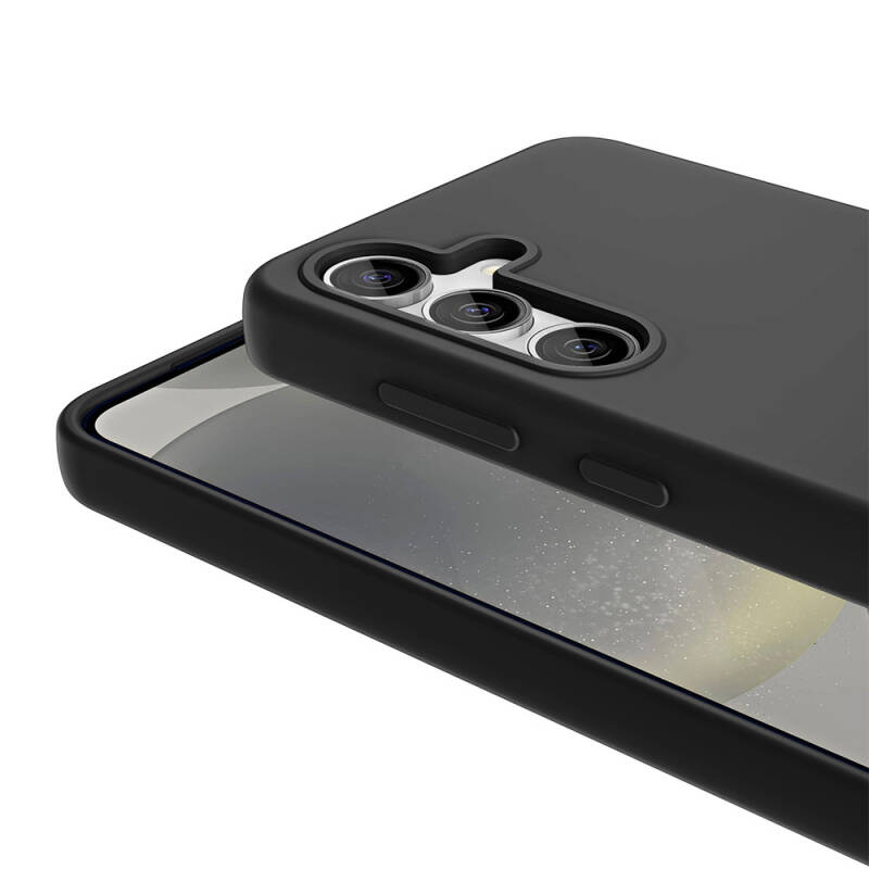 Galaxy S24 Plus Kılıf M-safe Şarj Özellikli Sıvı Teknolojili Silinebilir Sert Zore Kivi Kapak - 6