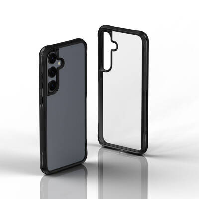 Galaxy S24 Plus Kılıf Şeffaf Sert PC Arka Yüzey Tasarımlı Zore Edo Kapak - Zore