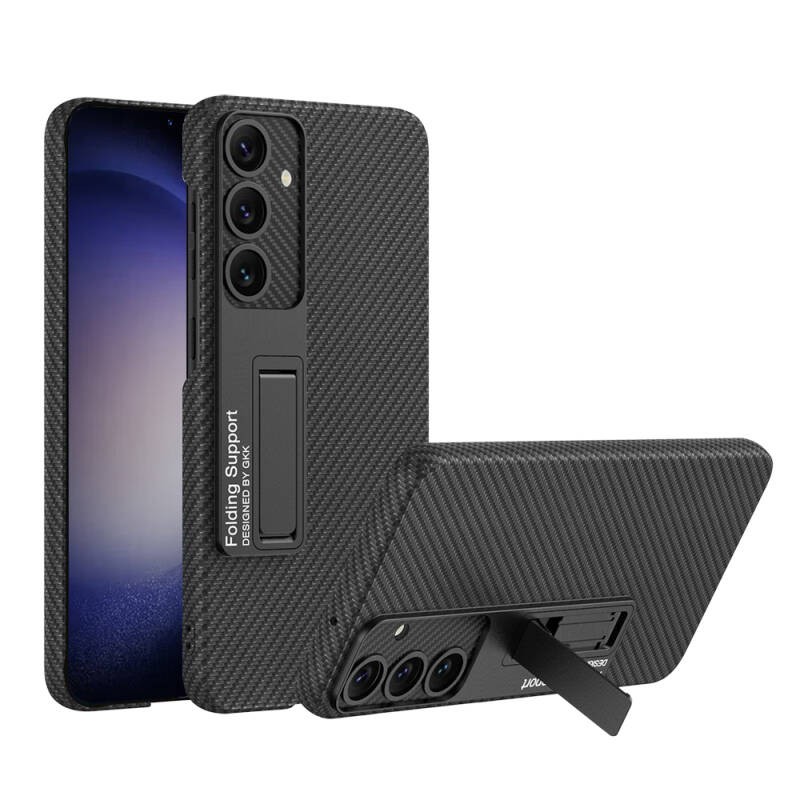 Galaxy S24 Plus Kılıf Zore Kıpta Standlı Kapak - 4