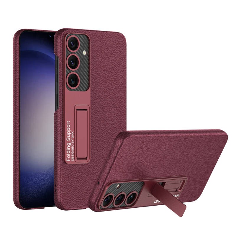 Galaxy S24 Plus Kılıf Zore Kıpta Standlı Kapak - 3