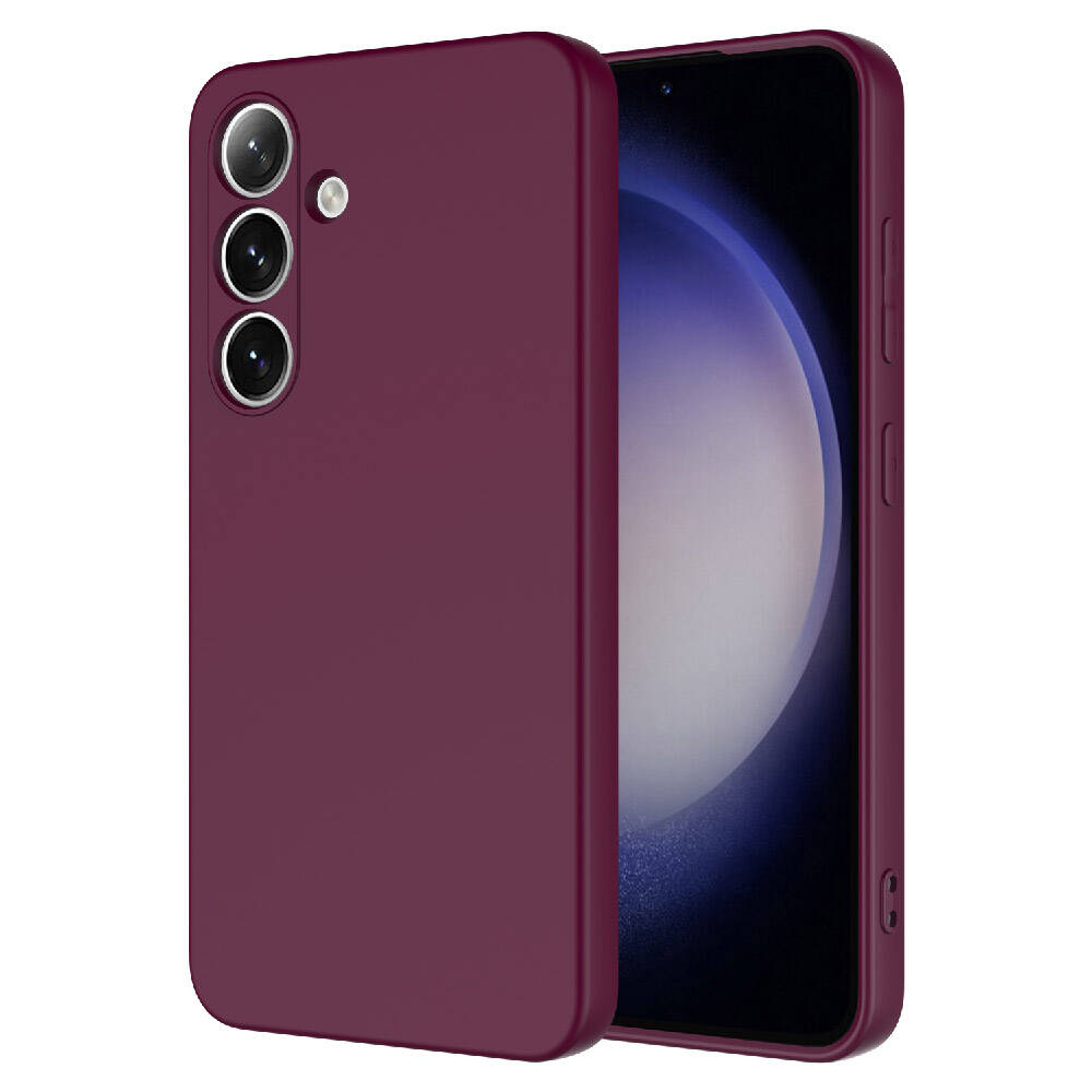 Galaxy S24 Plus Kılıf Zore Mara Lansman Kapak - Koyu Mor