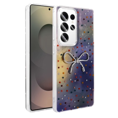 Galaxy S24 Ultra Case Camera Protection Figured Zore Ponti Silicone Cover - 5