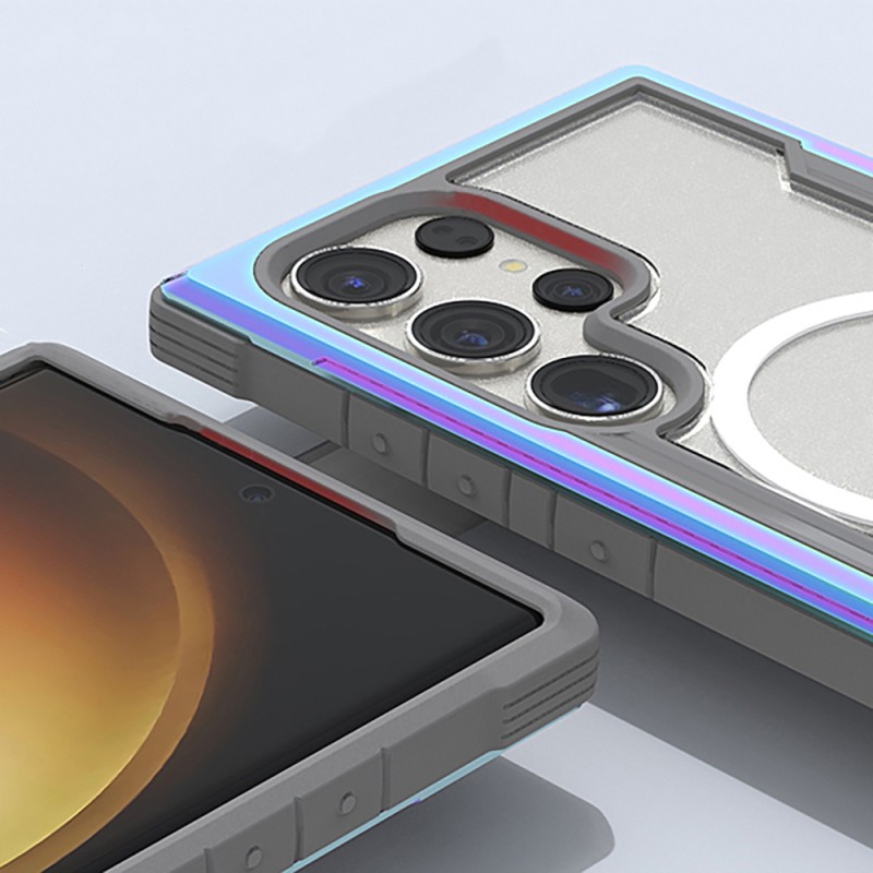 Galaxy S24 Ultra Case Magsafe Charging Feature Airbag Raptic Shield Series Transparent Back Surface Cover - 20