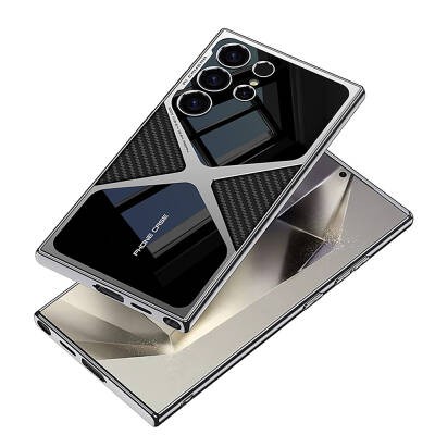 Galaxy S24 Ultra Case Ultra Thin Camera Protected PC + Leather Back Surface Zore X-Pro Cover - 4