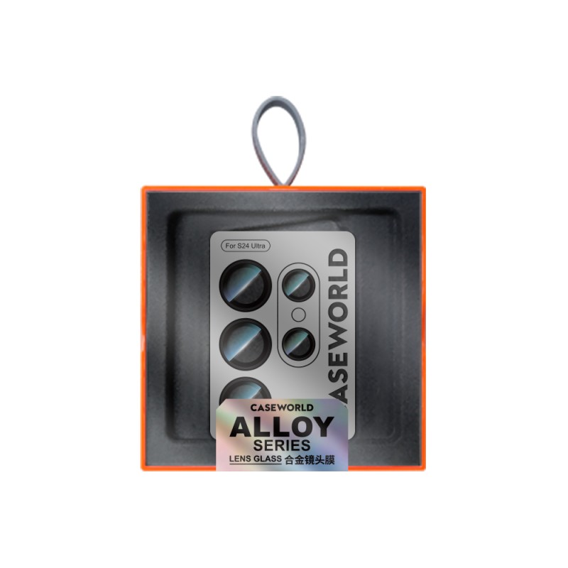 Galaxy S24 Ultra CaseWorld Alloy Serisi Oleofobik Anti Reflective Kamera Lens Koruyucu - 7