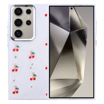 Galaxy S24 Ultra Kılıf Airbag Tasarımlı Simli Şeffaf Zore Kutup Kapak - 3