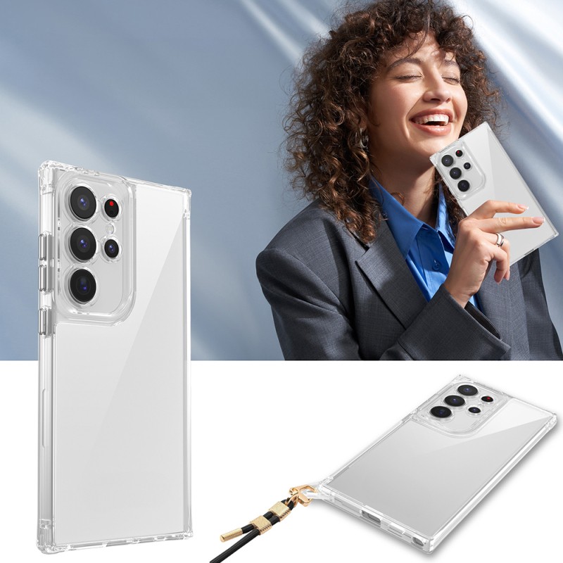 Galaxy S24 Ultra Kılıf Airbagli Takılabilir Askı Aparatlı Zore Snap Silikon Kapak - 8