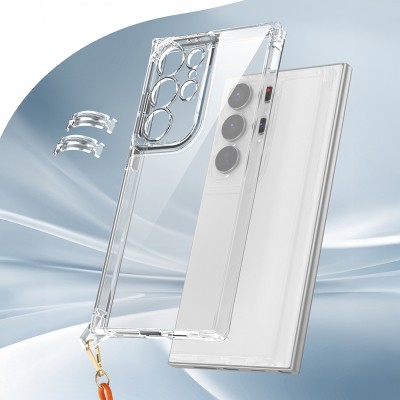 Galaxy S24 Ultra Kılıf Airbagli Takılabilir Askı Aparatlı Zore Snap Silikon Kapak - 10
