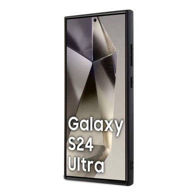 Galaxy S24 Ultra Kılıf BMW Orjinal Lisanslı M Logolu Üç Renk Çizgili Delikli Detail Line Kapak - 4