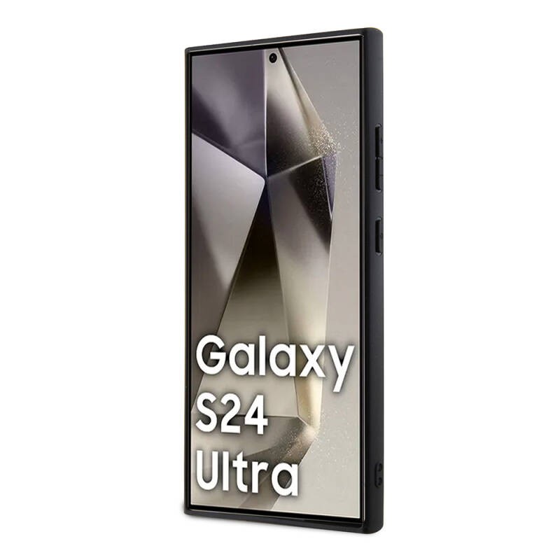 Galaxy S24 Ultra Kılıf BMW Orjinal Lisanslı M Logolu Üç Renk Çizgili Delikli Detail Line Kapak - 4