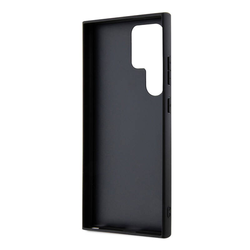 Galaxy S24 Ultra Kılıf BMW Orjinal Lisanslı M-safe Şarj Özellikli Yarım Dokulu Circle Leather Kapak - 6