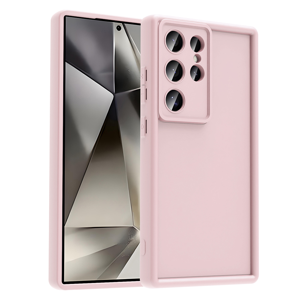 Galaxy S24 Ultra Kılıf Kamera Korumalı NXXA Ananas Kapak - Pembe