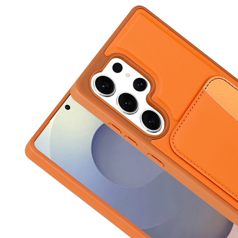 Galaxy S24 Ultra Kılıf Kartlıklı Zore X-Kart Silikon Kapak - 12