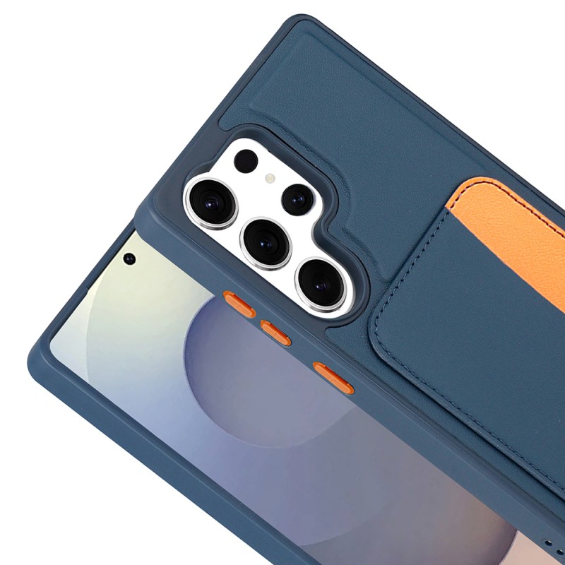 Galaxy S24 Ultra Kılıf Kartlıklı Zore X-Kart Silikon Kapak - 13