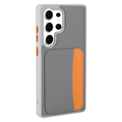 Galaxy S24 Ultra Kılıf Kartlıklı Zore X-Kart Silikon Kapak - 9