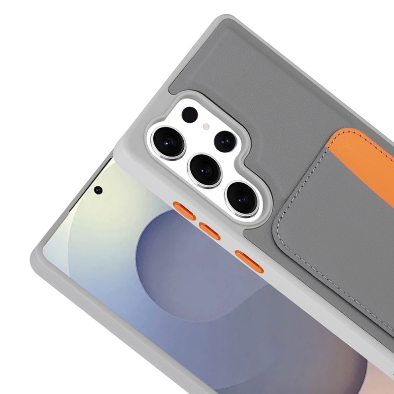 Galaxy S24 Ultra Kılıf Kartlıklı Zore X-Kart Silikon Kapak - 14