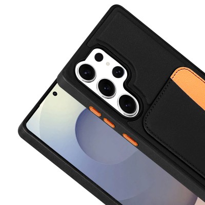 Galaxy S24 Ultra Kılıf Kartlıklı Zore X-Kart Silikon Kapak - 16
