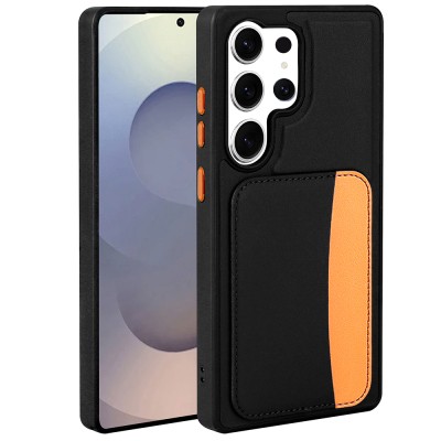 Galaxy S24 Ultra Kılıf Kartlıklı Zore X-Kart Silikon Kapak - 3