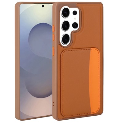 Galaxy S24 Ultra Kılıf Kartlıklı Zore X-Kart Silikon Kapak - 4