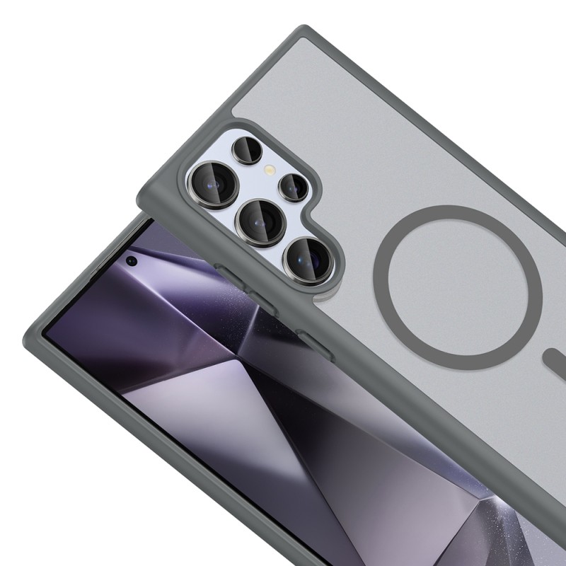 Galaxy S24 Ultra Kılıf M-safe Şarj Özellikli Zore Babet Kapak - 14