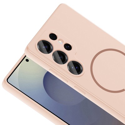 Galaxy S24 Ultra Kılıf M-safe Şarj Özellikli Zore Meta Kapak - 20