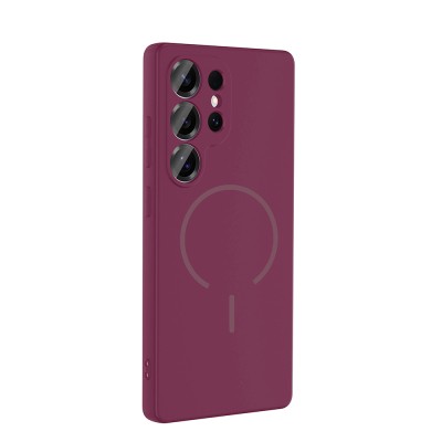 Galaxy S24 Ultra Kılıf M-safe Şarj Özellikli Zore Meta Kapak - 13