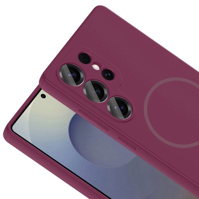 Galaxy S24 Ultra Kılıf M-safe Şarj Özellikli Zore Meta Kapak - 21