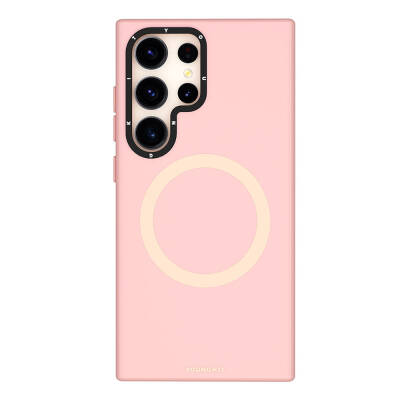 Galaxy S24 Ultra Kılıf M-safe Şarj Özellikli Çizilmeye Ve Aşınmaya Dayanıklı Youngkit Velvet Serisi Kapak - Youngkit