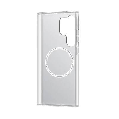 Galaxy S24 Ultra Kılıf M-safe Şarj Özellikli Koordinat Yazı Desenli Benks Summit Serisi Kapak - 2