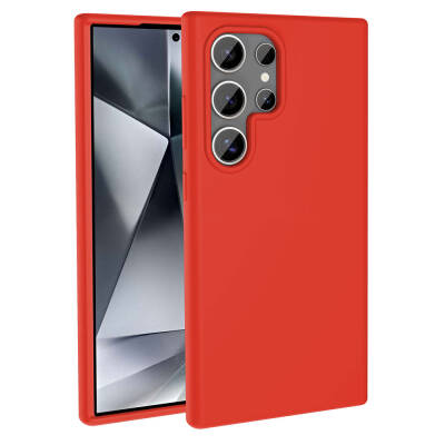 Galaxy S24 Ultra Kılıf M-safe Şarj Özellikli Sıvı Teknolojili Silinebilir Sert Zore Kivi Kapak - Zore