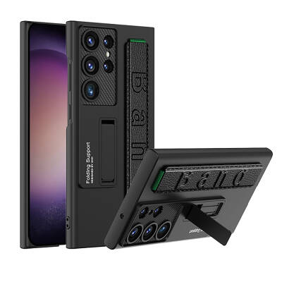 Galaxy S24 Ultra Kılıf Standlı El Tutacaklı Zore Band Kapak - GKK