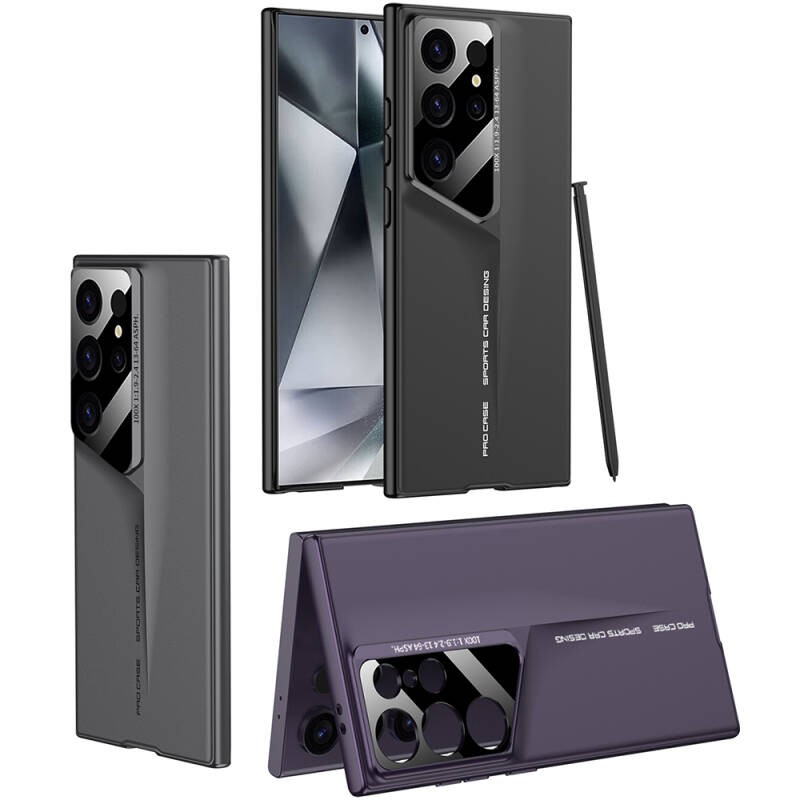 Galaxy S24 Ultra Kılıf Ultra İnce Kamera Korumalı Sert Rubber Zore Procase Kapak - 10