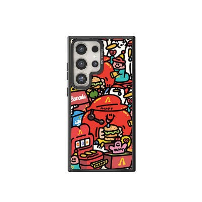 Galaxy S24 Ultra M-safe Şarj Özellikli Casebang Ahhey Serisi Arka Panel - 8