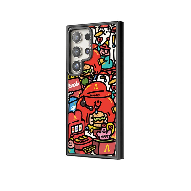 Galaxy S24 Ultra M-safe Şarj Özellikli Casebang Ahhey Serisi Arka Panel - 9