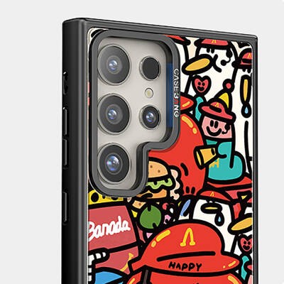 Galaxy S24 Ultra M-safe Şarj Özellikli Casebang Ahhey Serisi Arka Panel - 10