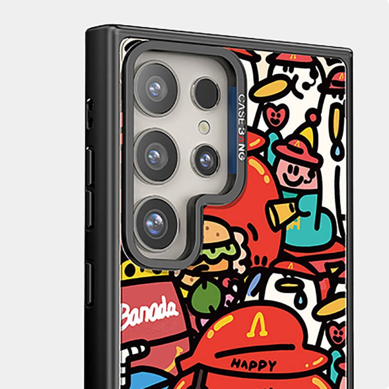 Galaxy S24 Ultra M-safe Şarj Özellikli Casebang Ahhey Serisi Arka Panel - 10