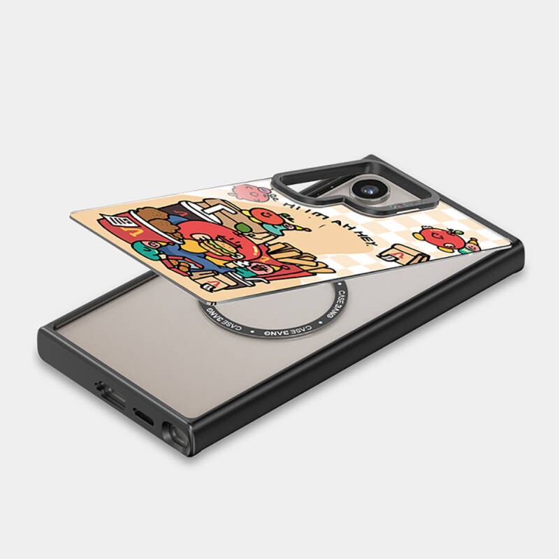 Galaxy S24 Ultra M-safe Şarj Özellikli Casebang Ahhey Serisi Arka Panel - 6