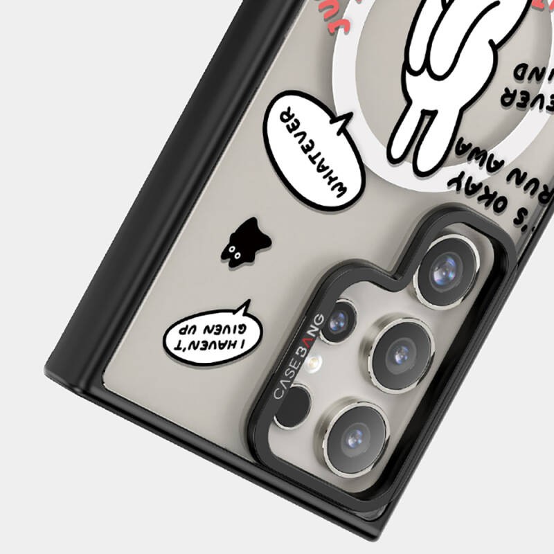Galaxy S24 Ultra M-safe Şarj Özellikli Casebang Chill Out Serisi Mıknatıslı Arka Panel - 8