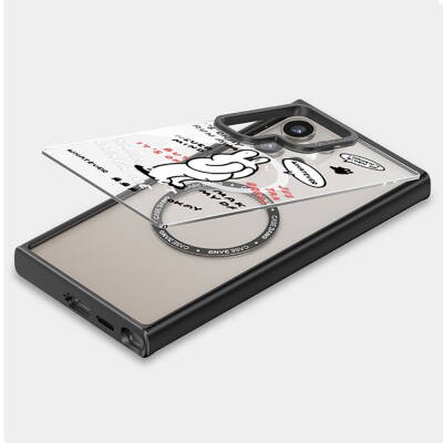 Galaxy S24 Ultra M-safe Şarj Özellikli Casebang Chill Out Serisi Mıknatıslı Arka Panel - 9