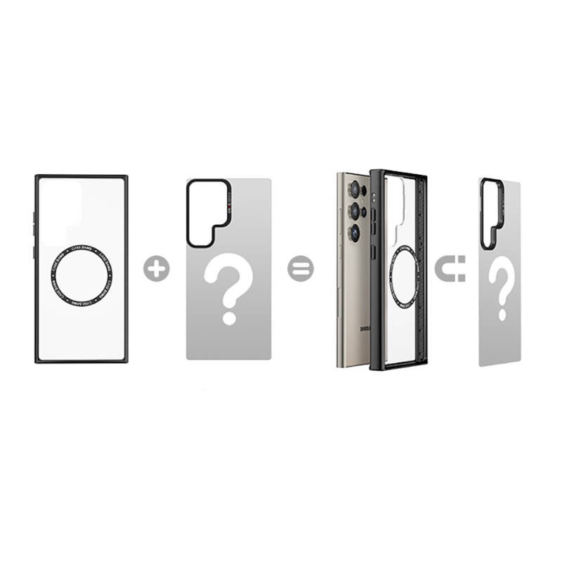 Galaxy S24 Ultra M-safe Şarj Özellikli Casebang Chill Out Serisi Mıknatıslı Arka Panel - 5