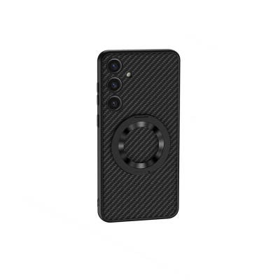 Galaxy S24 Wireless Şarj Özellikli Zore Kıpta Standlı M-safe Silikon Kapak - 3