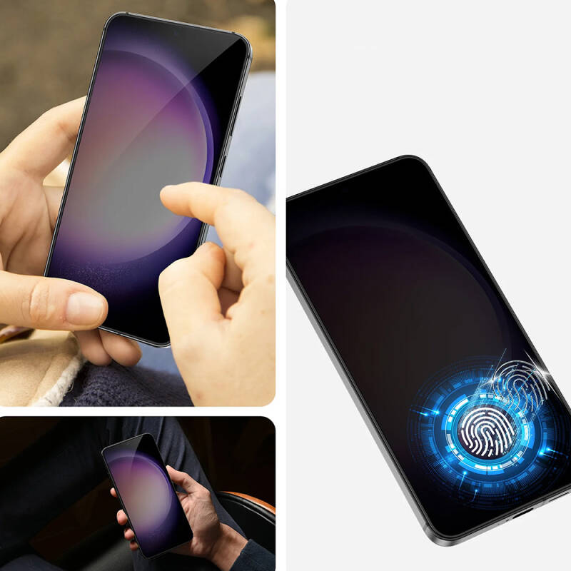 Galaxy S25 Benks Ultra Shield 0.3mm Privacy Ekran Koruyucu + Kolay Uygulama Aparatlı - 5