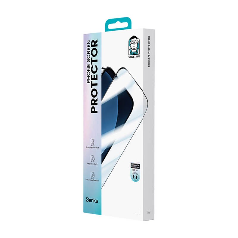Galaxy S25 Benks Ultra Shield 0.3mm Privacy Screen Protector + Easy Application Tool - 9