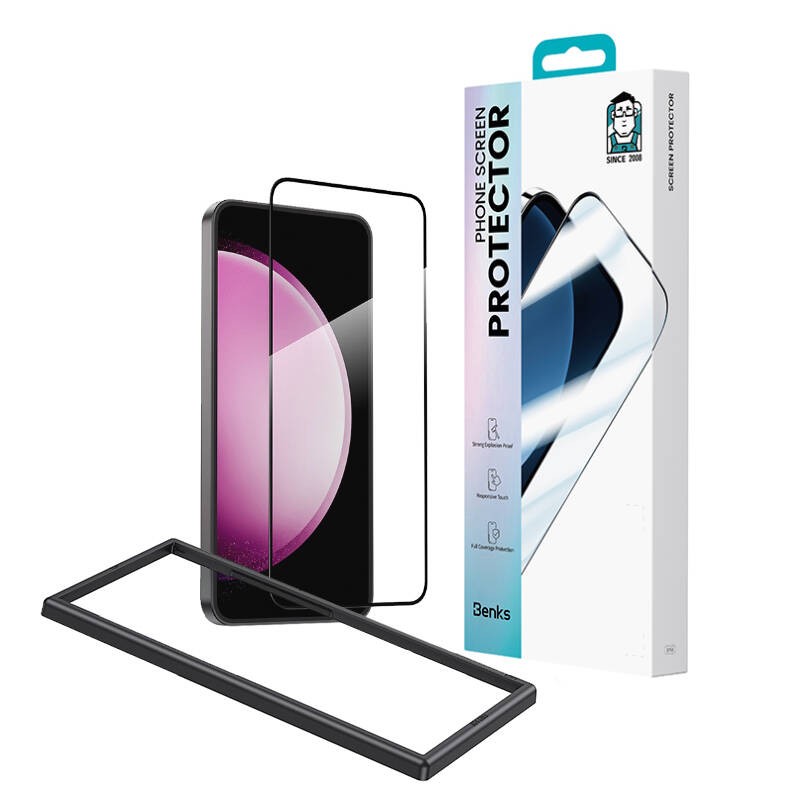 Galaxy S25 Benks Ultra Shield 0.3mm Screen Protector + Easy Application Tool - 1