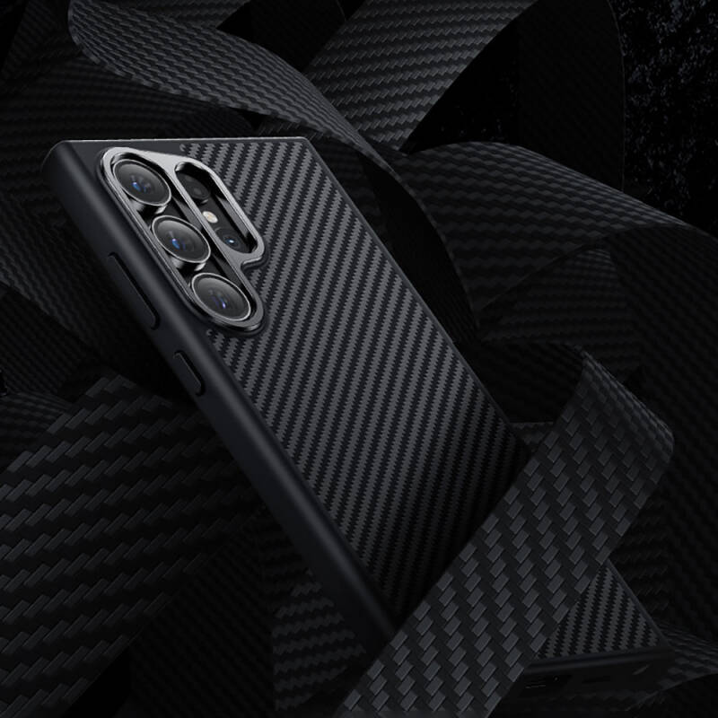 Galaxy S25 Case Carbon Fiber M-safe Charging Feature Benks Hybrid ArmorPro 600D Kevlar Cover - 11
