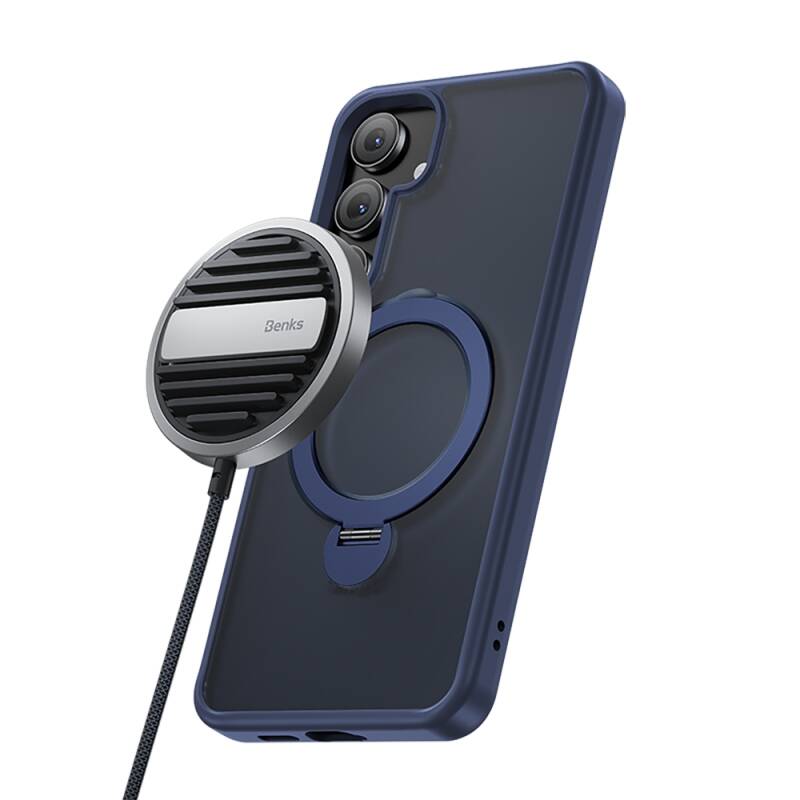 Galaxy S25 Case M-safe Charging Feature Benks Stand Mist Protective Cover - 5