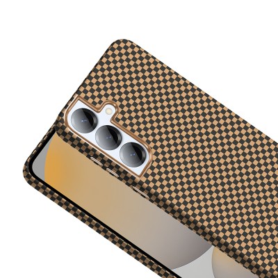 Galaxy S25 Case M-safe Charging Feature Carbon Fiber Look Zore Gros Cover - 11