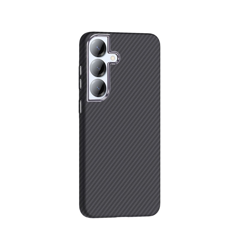 Galaxy S25 Case M-safe Charging Feature Carbon Fiber Look Zore Gros Cover - 15